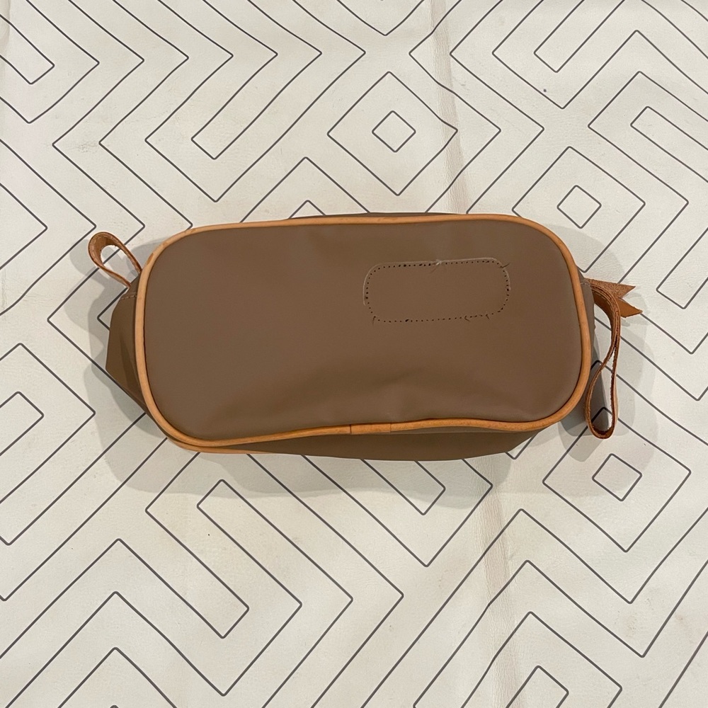 Jon Hart Shave Kit in Saddle Coated Canvas